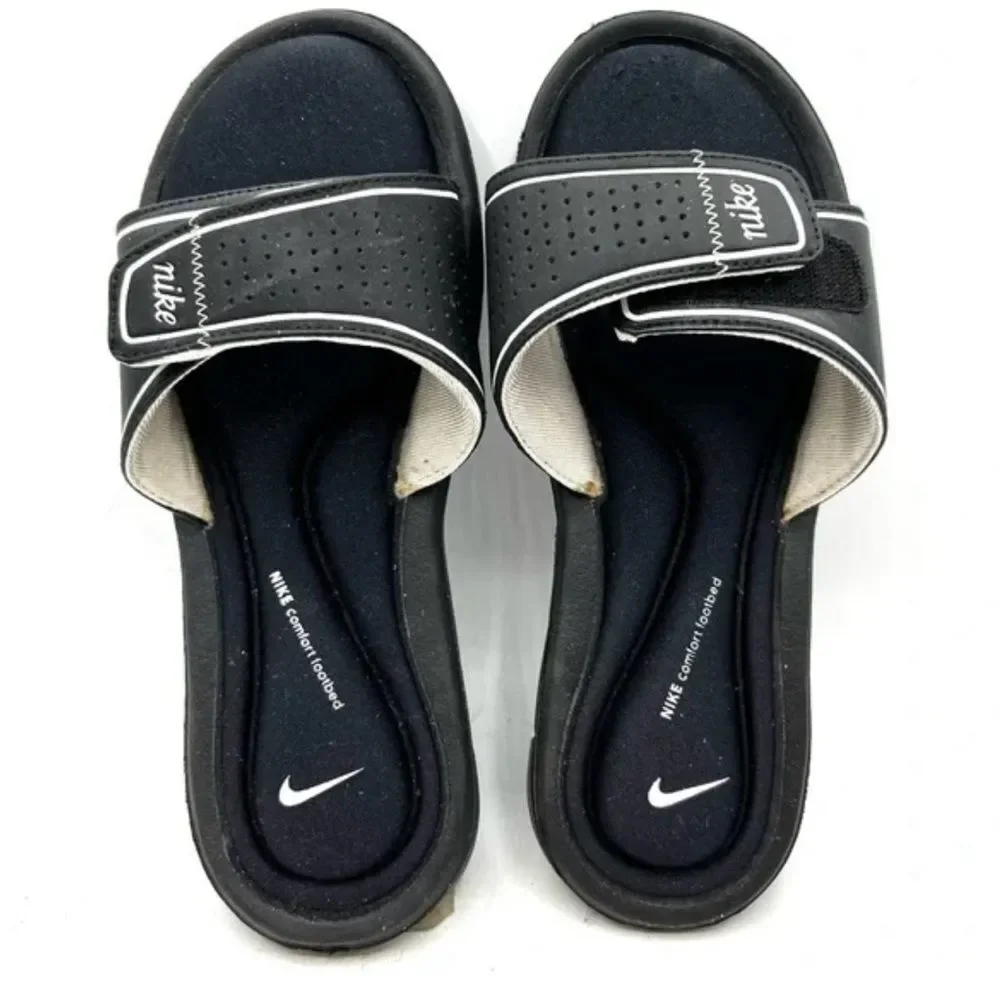 Nike Comfort Slide Memory Foam Black Women's Slide/Flip Flop/Sandal -- 11 - Picture 2 of 12